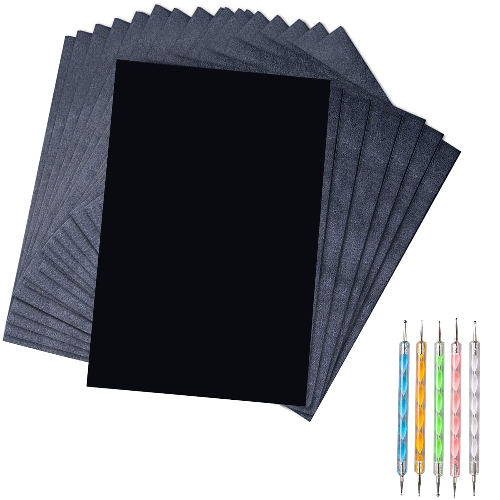 Amazon.com: 50 Sheets Carbon Transfer Paper - Black Graphite, 8.3